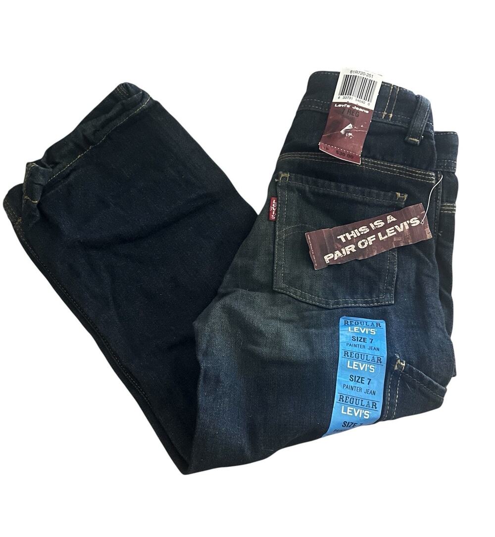 Boys Levis Levi's 7 painter pants youth NWT jeans NWT